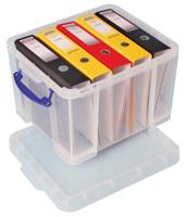 Really Useful Box opbergdoos 35 liter, transparant