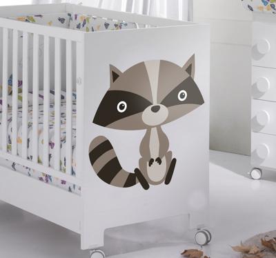 Kleine wasbeer sticker