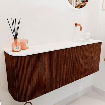 Toiletmeubel Mondiaz Joya | 111.6 cm | Meubelkleur Ruby | Faye wastafel Talc Rechts | Zonder kraangat(en) Toiletmeubel Mondiaz Joya | 111.6 cm | Meubelkleur Ruby | Faye wastafel Talc Rechts | Zonder kraangat(en)