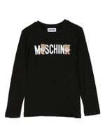 Moschino Kids t-shirt en coton à logo imprimé - Noir - thumbnail