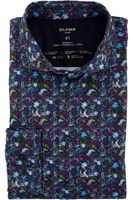 OLYMP Luxor 24/Seven Dynamic Flex Modern Fit Jersey shirt veelkleurig, Motief - thumbnail