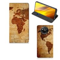 Xiaomi Poco X3 Pro | Poco X3 | Book Cover | Wereldkaart