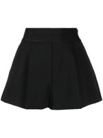 Alexander Wang pleated wool tailored shorts - Noir