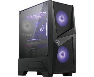 MSI MAG Forge 100M Midi-tower PC-behuizing Zwart, Transparant