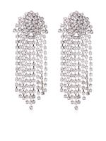 Kenneth Jay Lane boucles d'oreilles pendantes serties de cristaux - Argent