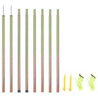 VidaXL Zonneschermpalen 2 st 250 cm gegalvaniseerd staal