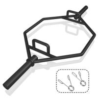 5CM Olympische Halterstang Opvouwbare Zeskantstang met Getextureerde Handgrepen Draagvermogen van 363 kg 25CM Mouwen Clipveren