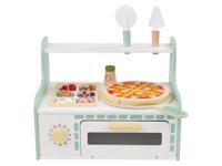 lupilu Houten speelgoed ijswagen of pizzaoven (Pizzaoven)