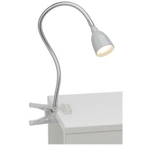 Brilliant Grijze bureaulamp Anthony met klem G92936/11