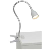 Brilliant Grijze bureaulamp Anthony met klem G92936/11 - thumbnail