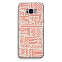 Marrakech Pink: Samsung Galaxy S8 Plus Transparant Hoesje - thumbnail