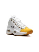 Reebok Kids Question Mid leather sneakers - Blanc - thumbnail