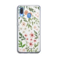 Botanical sweet flower heaven: Samsung Galaxy A40 Transparant Hoesje