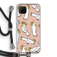 Papegaai: Huawei P40 Lite Transparant Hoesje met koord