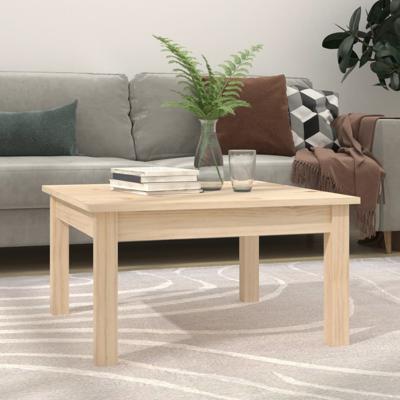 Salontafel 55x55x30 cm massief grenenhout