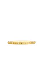 DE BEERS anneau Aura Eternity en or 18ct pavé de diamants - Jaune