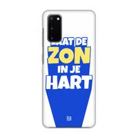 Laat de zon in je hart: Volledig geprint Samsung Galaxy S20 Hoesje