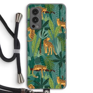 Luipaard 2: OnePlus Nord 2 5G Transparant Hoesje met koord
