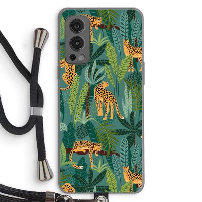 Luipaard 2: OnePlus Nord 2 5G Transparant Hoesje met koord
