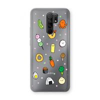 Happy bento friends: Xiaomi Redmi 9 Transparant Hoesje