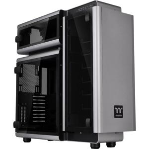 Thermaltake Level 20 Full Tower PC-behuizing Zwart, Zilver 3 voorgeïnstalleerde LED-ventilators, Zijvenster, Harde schijf installatie zonder gereedschap