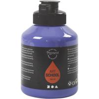 Creativ Company Acryl verf, semi-glanzend, semi-transparant, violet blue, 500 ml/ 1 fles