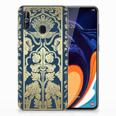 Samsung Galaxy A60 | TPU Case | Beige Flowers