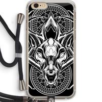 Oh Deer: iPhone 6 PLUS / 6S PLUS Transparant Hoesje met koord