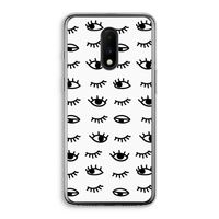 Eye pattern #2: OnePlus 7 Transparant Hoesje Eye pattern #2: OnePlus 7 Transparant Hoesje