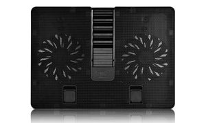 DeepCool U PAL notebook cooling pad 39,6 cm (15.6 ) 1000 RPM Zwart