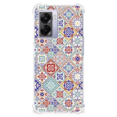 OPPO A77 5G | A57 5G Anti-Shock Hoesje Tiles Color OPPO A77 5G | A57 5G Anti-Shock Hoesje Tiles Color