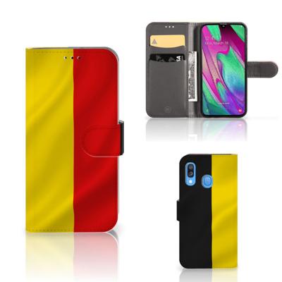 Samsung Galaxy A40 | Bookstyle Case | Belgische Vlag
