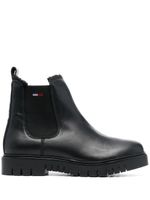 Tommy Jeans bottines chelsea Warmlined en cuir - Noir - thumbnail