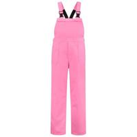 Carnaval verkleed tuinbroek voor volwassenen - roze - werk overall - grote maten - thumbnail