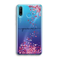 Hartjes en kusjes: Huawei P30 Lite Transparant Hoesje