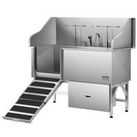 VEVOR Hondentrimbak RVS Waterfilterplaat Linkerdeur 1550x790x1470mm VEVOR Hondentrimbak RVS Waterfilterplaat Linkerdeur 1550x790x1470mm