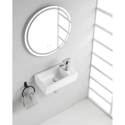 Wiesbaden Rhea L - Fontein - Rechts - 45.5x26x12cm - Keramiek - Glans Wit