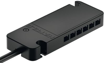 LED RF-ontvanger 6 kanaals premium 12V voor witte LED lampen met 2x 1 m aansluitnoer