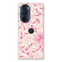 Motorola Edge 30 Pro | TPU Case | Pink Flowers