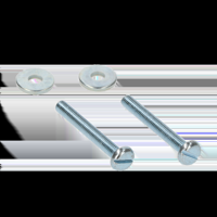 AMI Bevestigingsset EP Briefplaat Deurdikte 38-42 Mm. - 900157