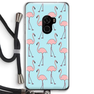 Anything Flamingoes: Xiaomi Mi Mix 2 Transparant Hoesje met koord
