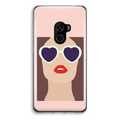Red lips: Xiaomi Mi Mix 2 Transparant Hoesje