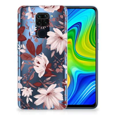 Smartphone hoesje Xiaomi Redmi Note9 Watercolor Flowers