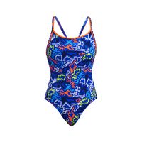 Funkita Broken Hearts diamond back badpak dames 34