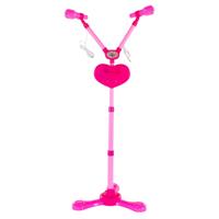 Duo Microfoonstandaard met Licht en Geluid met Bluetooth