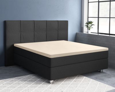 RoyalTextile - Topper Hoeslaken Katoen-Satijn - Zand - 140 x 200 RoyalTextile - Topper Hoeslaken Katoen-Satijn - Zand - 140 x 200