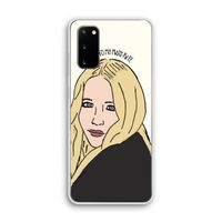 Mary Kate: Samsung Galaxy S20 Transparant Hoesje