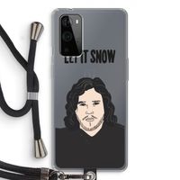Let It Snow: OnePlus 9 Pro Transparant Hoesje met koord