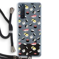 Sushi time: Sony Xperia 5 II Transparant Hoesje met koord