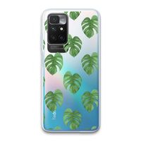 Monstera leaves: Xiaomi Redmi 10 Transparant Hoesje